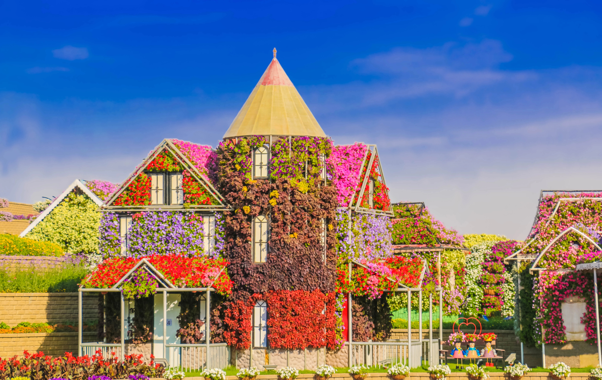 Парк цветов Miracle Garden и ярмарка Global Village