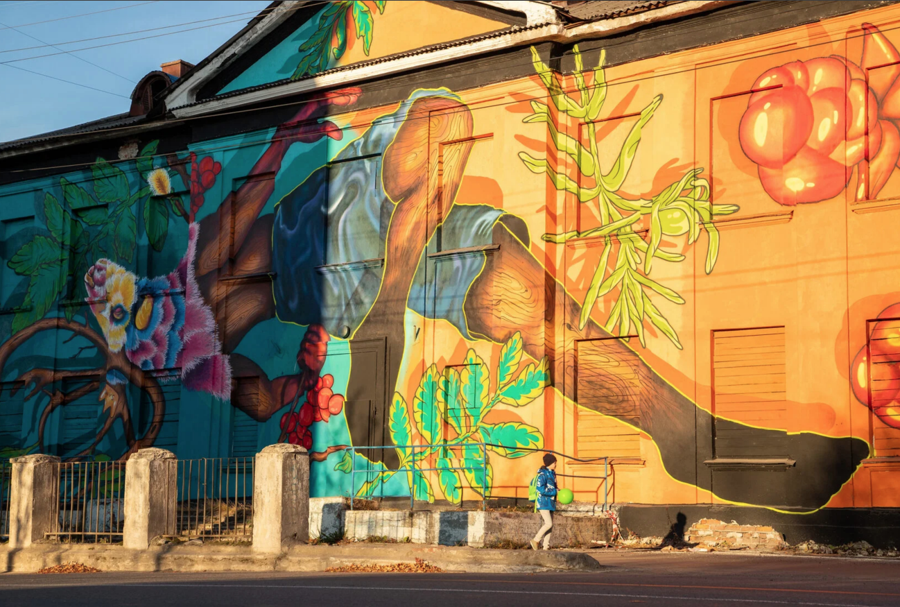 Пешеходная экскурсия «Мурманские муралы: Район Роста» со скидкой 20%