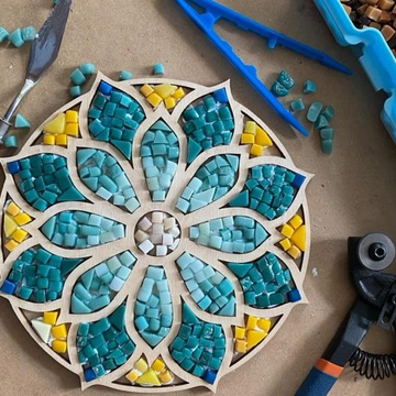 Мастер-класс «Мандала из мозаики» от мастерской О-ЛЯ-ЛЯ АРТ / Oh là là Art