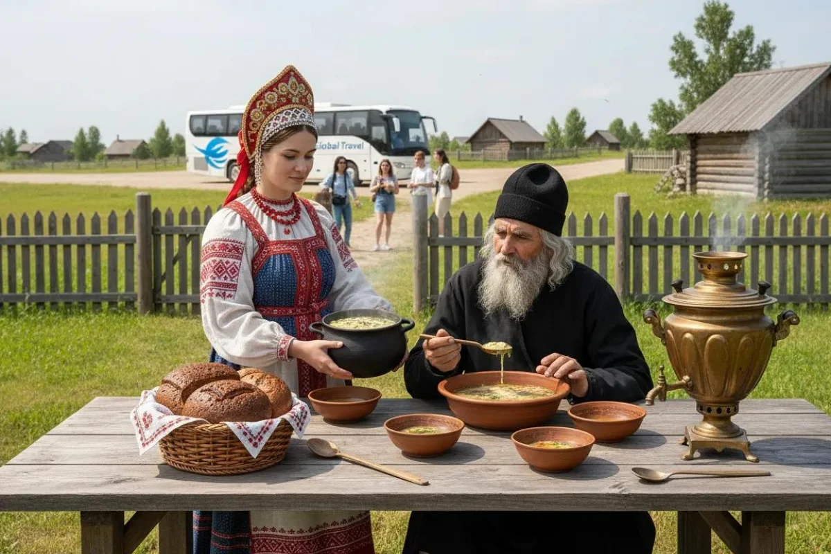 Автобусная экскурсия «Крестцы: староверческое подворье, чёрные щи, обереги и ямщики»