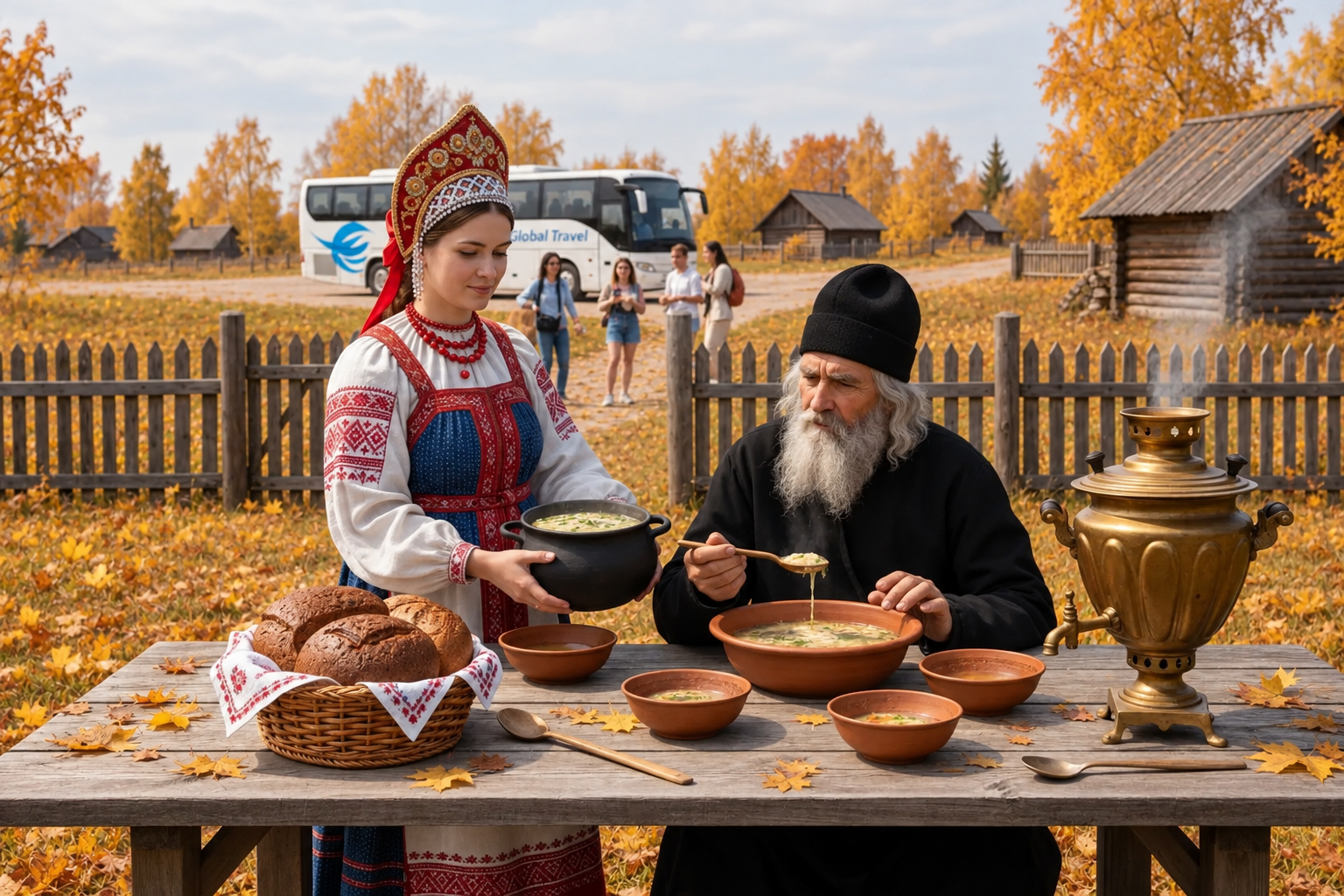 Автобусная экскурсия «Крестцы: староверческое подворье, чёрные щи, обереги и ямщики»