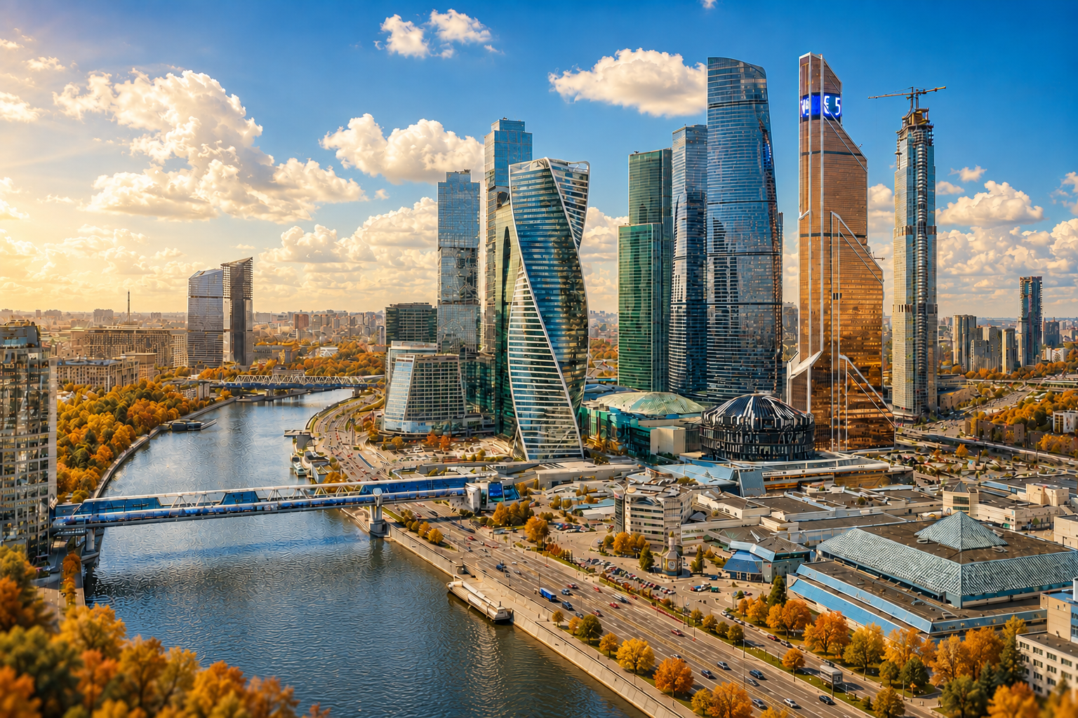 Автобусная экскурсия по Москве с посещением Воробьёвых гор со скидкой 20%