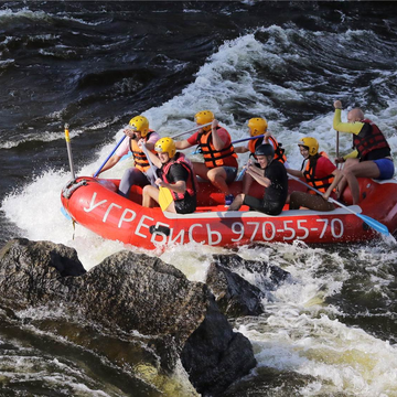 Двухчасовой рафтинг с инструктором со скидкой 35%