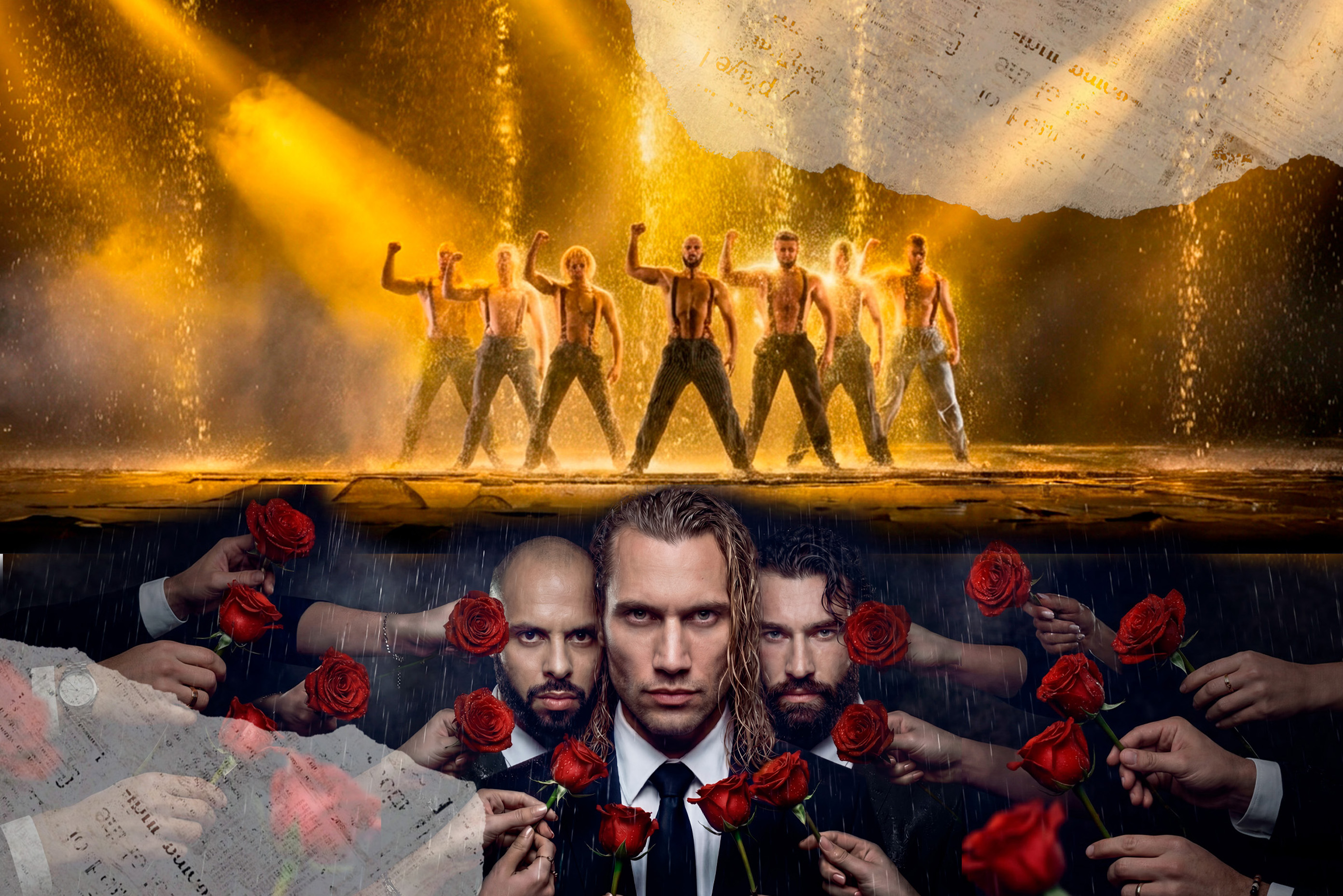 Иммерсивные спектакли-шоу под дождём «Сезон дождей» и «Мужской сезон» со скидкой 20%