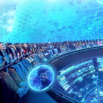 Парк развлечений SeaWorld в Абу-Даби из Дубая