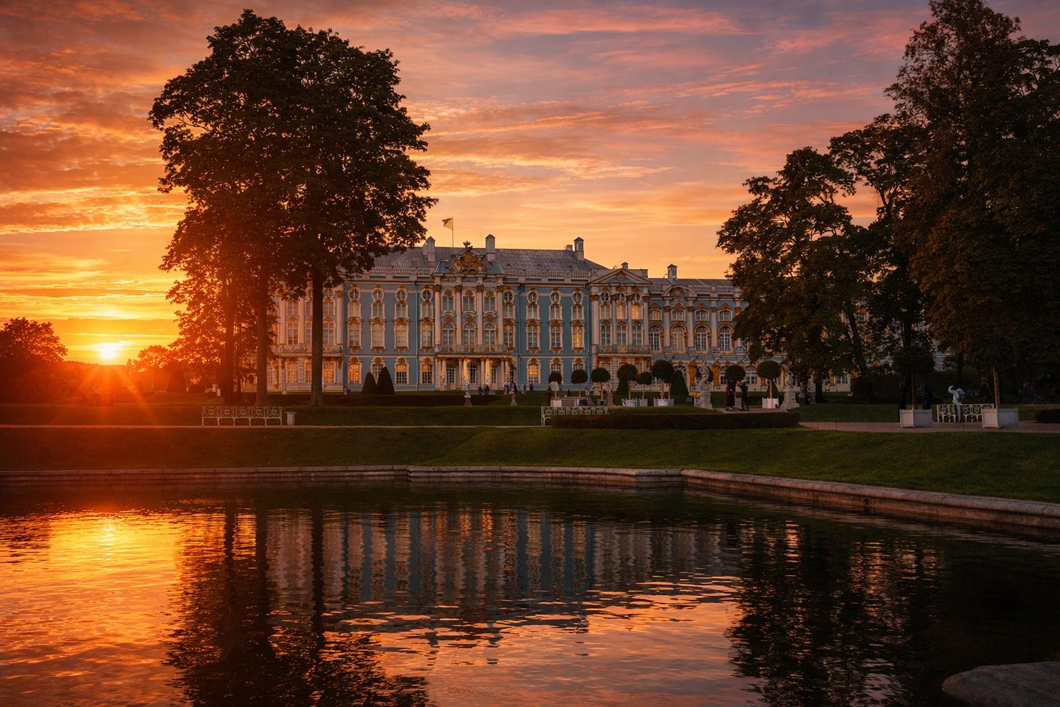 Вечерняя экскурсия в Царское Село «Романтическое путешествие с видом на закат» со скидкой 44%