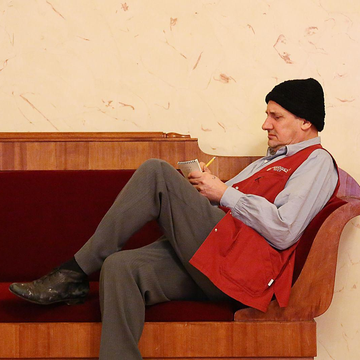 Моноспектакль «Записки нервного капельдинера» в Александринском театре