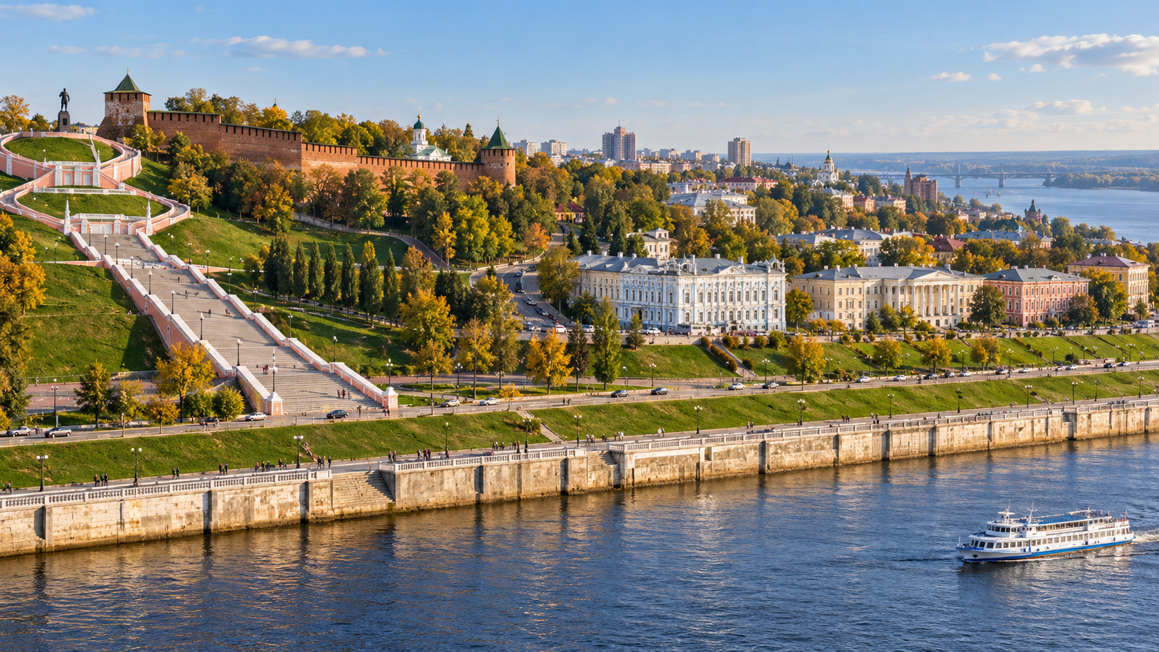 Пешеходная экскурсия по Верхневолжской набережной со скидкой 20%