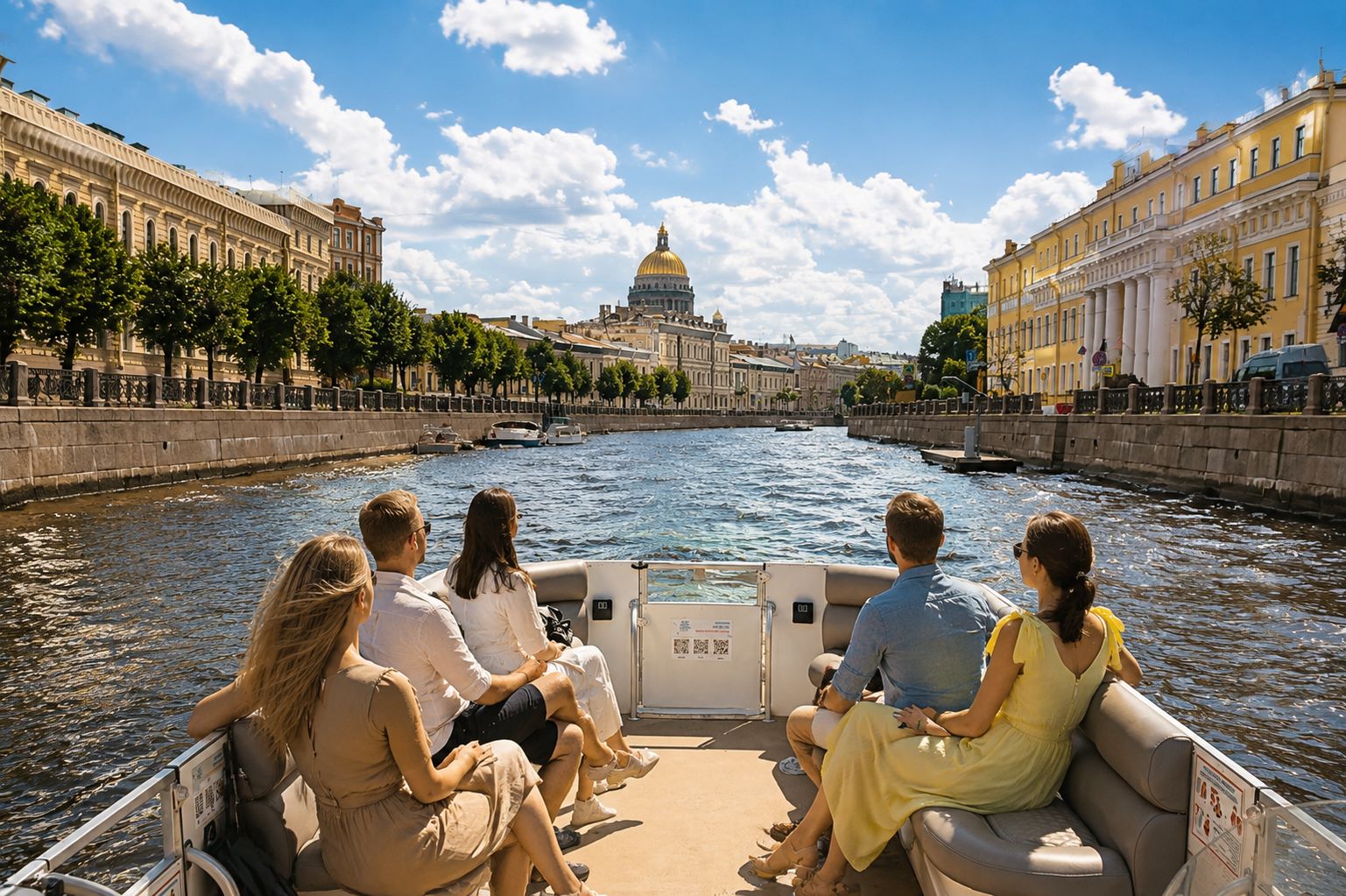 Прогулка на катере «Утренний Петербург» со скидкой до 36%