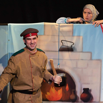 Спектакль «Каша из топора и другие сказки солдата Фёдора» со скидкой 30%