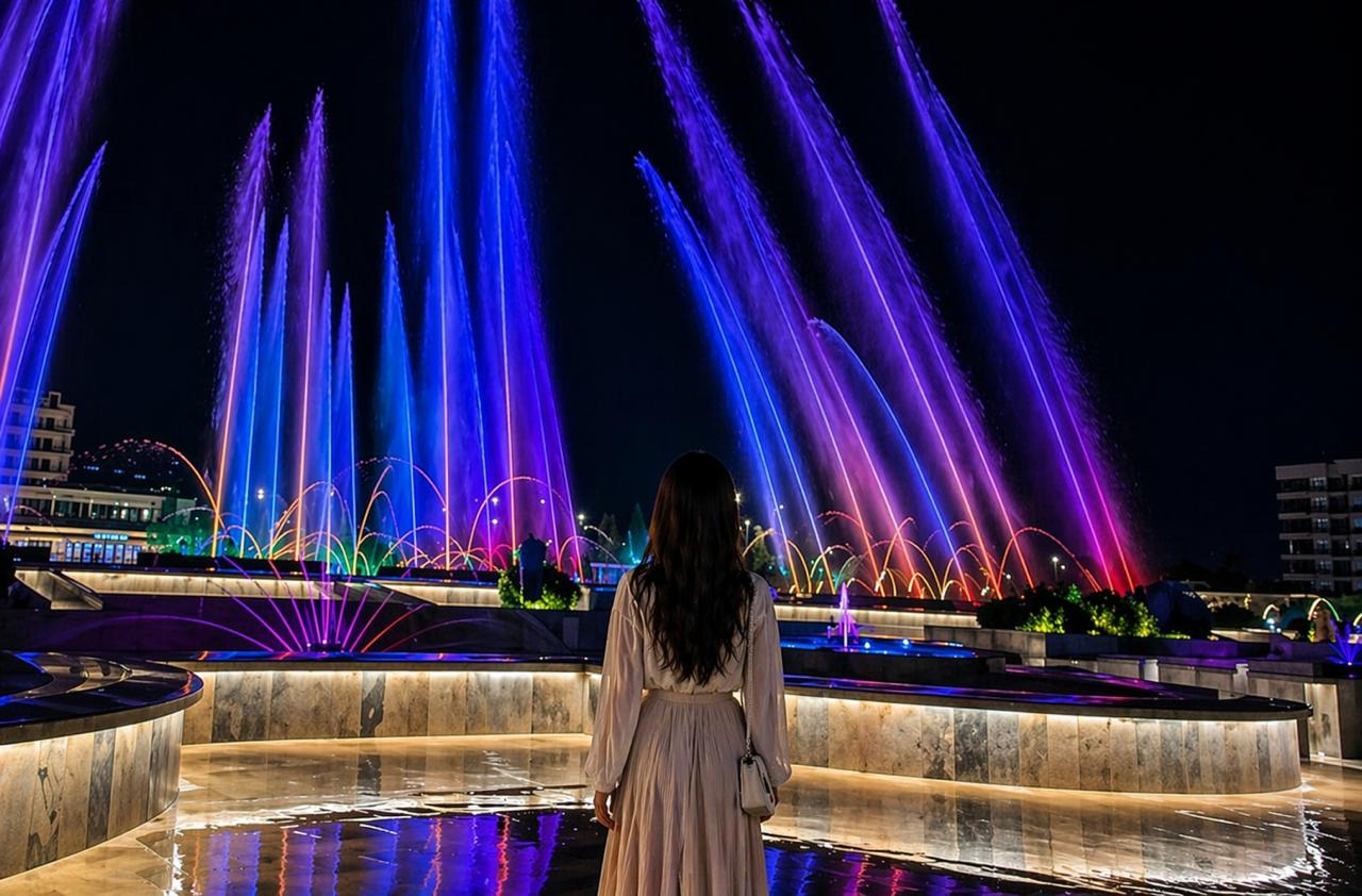 Автобусно-пешеходная экскурсия «Ночной Дербент с фонтаном» из Махачкалы со скидкой 20%