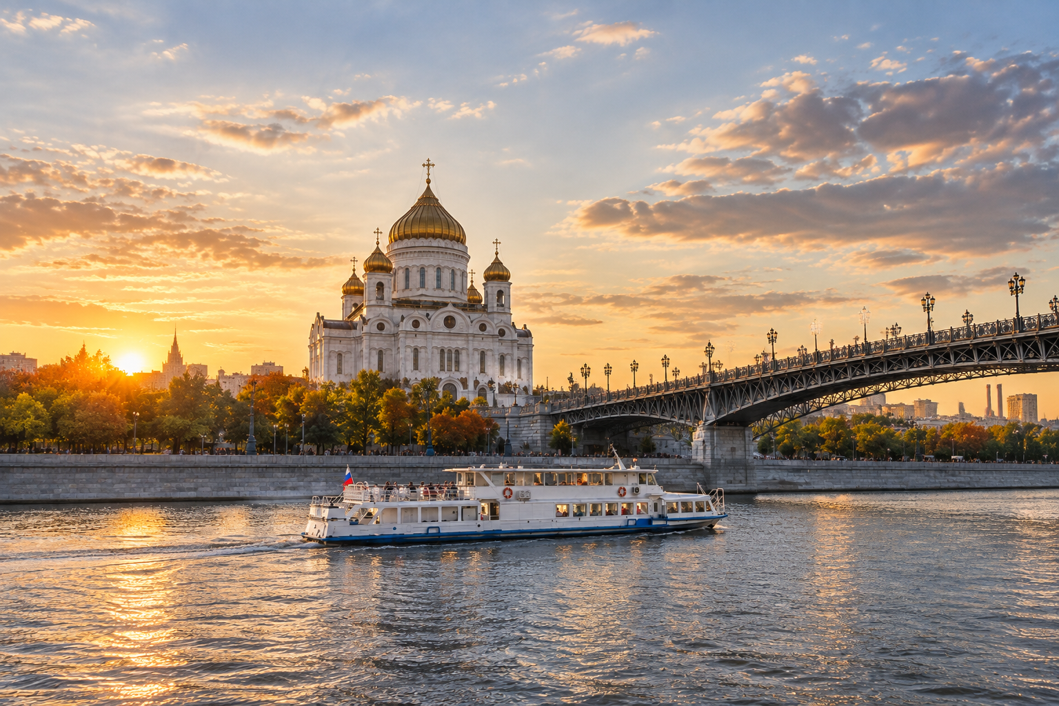 «Центр Москвы с воды» речная прогулка с аудиогидом «Центр Москвы с воды» речная прогулка с аудиогидом со скидкой 50%