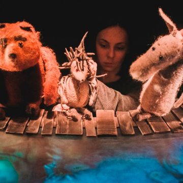 Спектакль «Вот я. История Ёжика, Ослика и Медвежонка» в Karlsson Haus