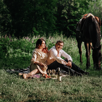 Предложение руки и сердца на конной прогулке