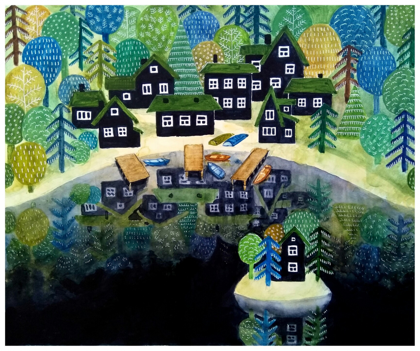 Выставка работ петербургского художника Павла Назима в Культурном квартале «Брусницын» со скидкой 50%