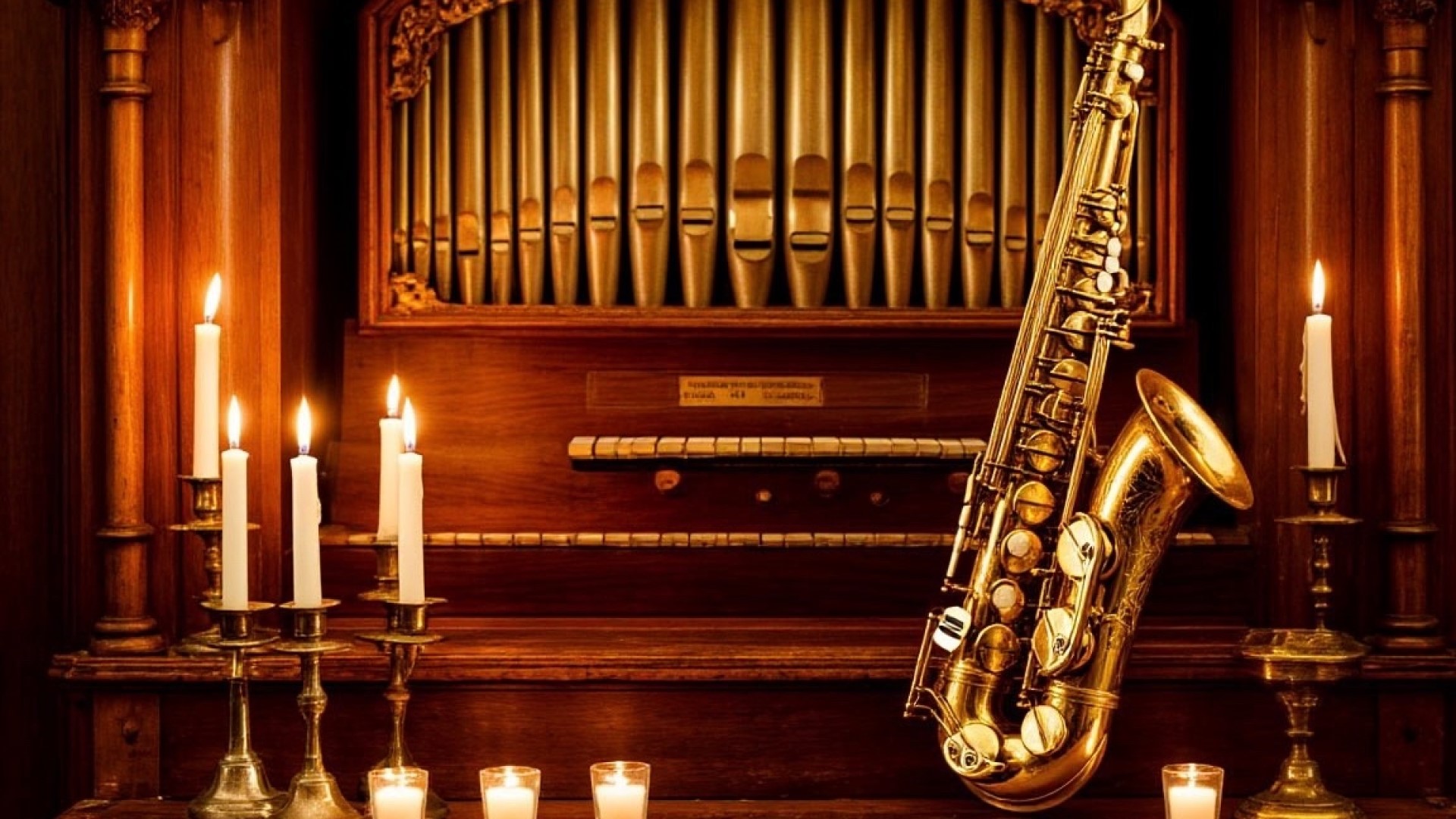 Концерт «Орган и саксофон при свечах» со скидкой 30%