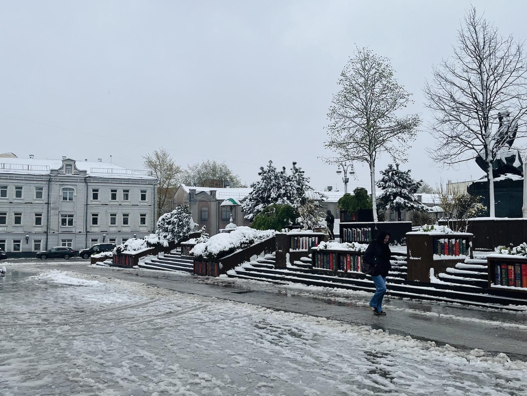 Снег в Москве: сбой в метро, задержки рейсов и прогноз погоды