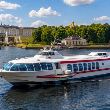 Поездка на «Метеоре» по маршруту «СПб — ГМЗ Петергоф» от Адмиралтейства со скидкой 35%