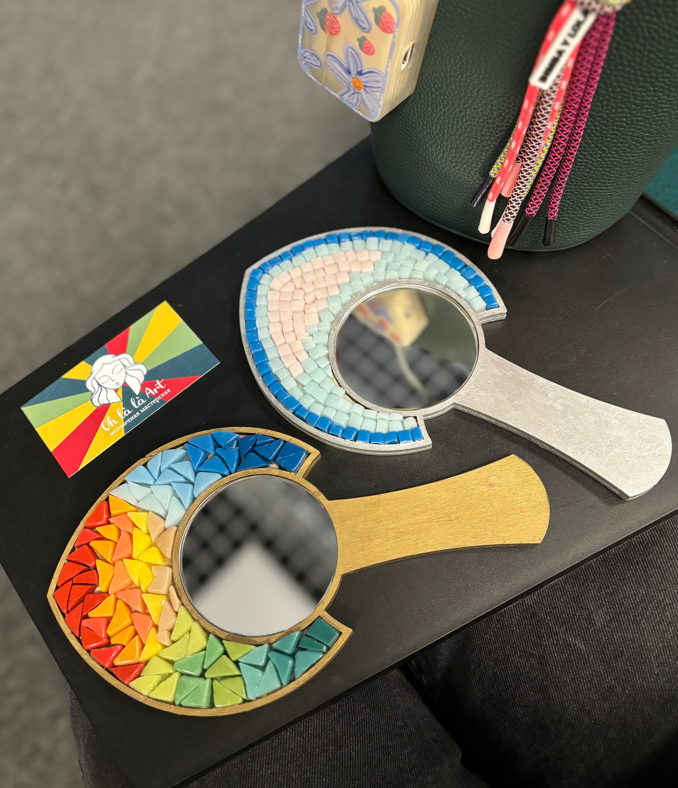 Мастер-класс по мозаике «Зеркало-кокошник» от мастерской О-ЛЯ-ЛЯ АРТ / Oh là là Art
